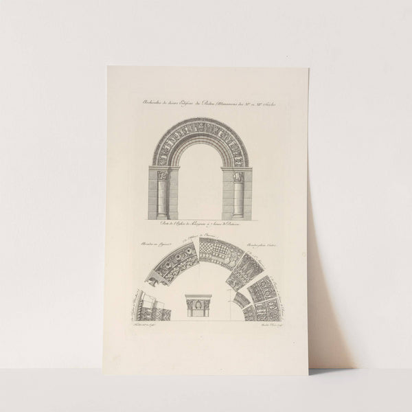 Archivoltes de divers edifices du Poitou (monumens des XIe. et XIIe. siècles. by Nicolas Xavier Willemin