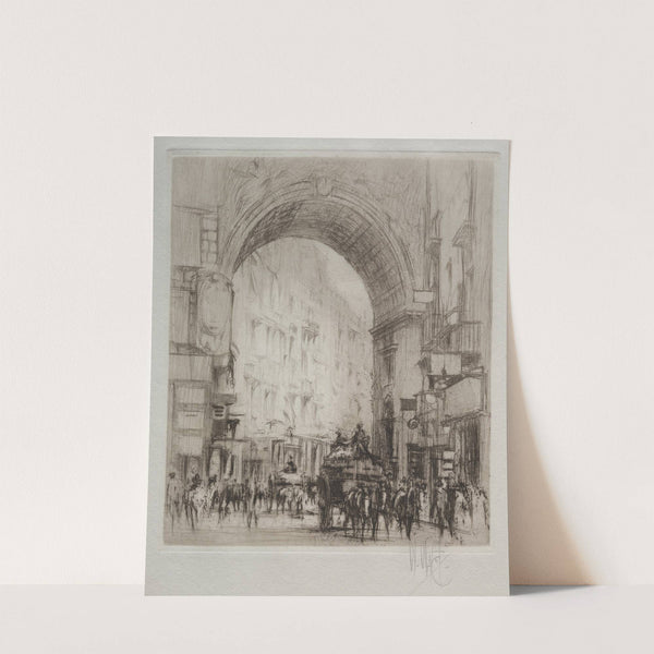 Arco San Carlo, Naples by William Walcot