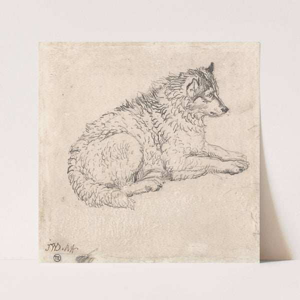 Arctic Dog, Facing Right by James Ward