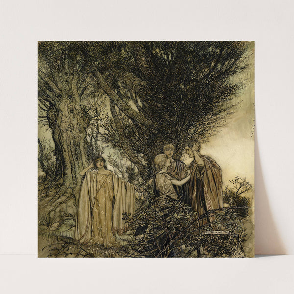 Are you sure that we are awake (1908) by Arthur Rackham