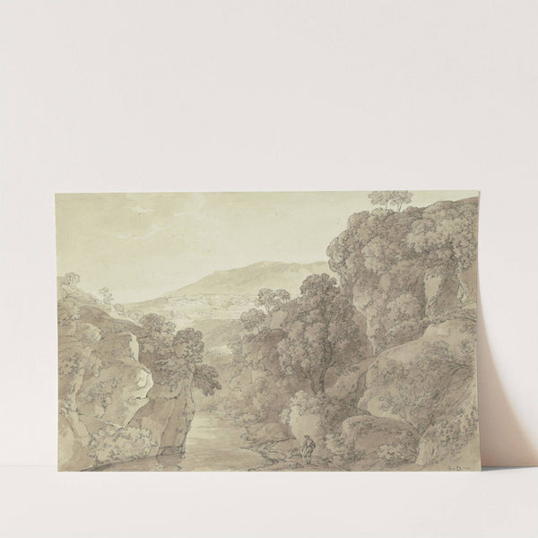 Area near Subiaco by Johann Georg von Dillis