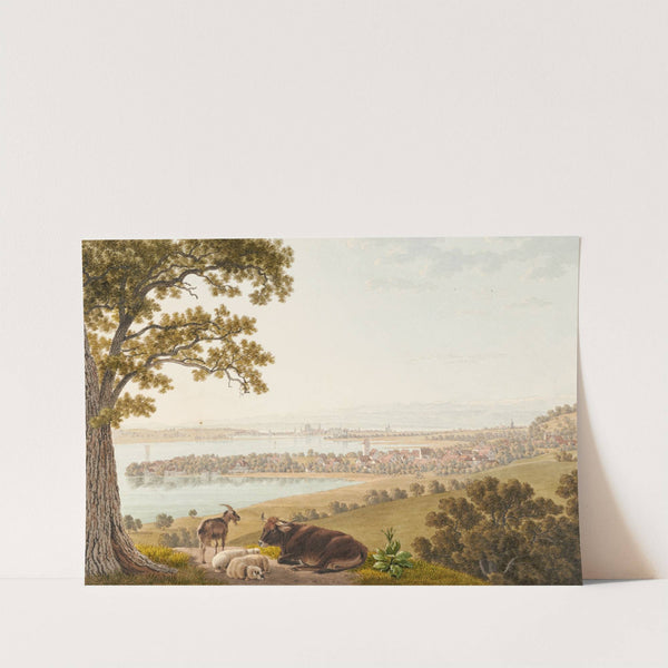 Arenenberg, Ausblick gegen Osten by Johann Jakob Biedermann