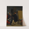 Aretino in the Studio of Tintoretto by Jean Auguste Dominique Ingres