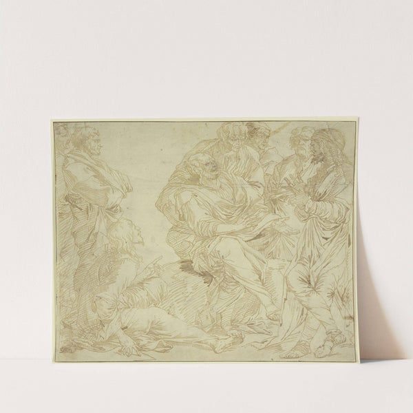 Arguing philosphers by Salvator Rosa