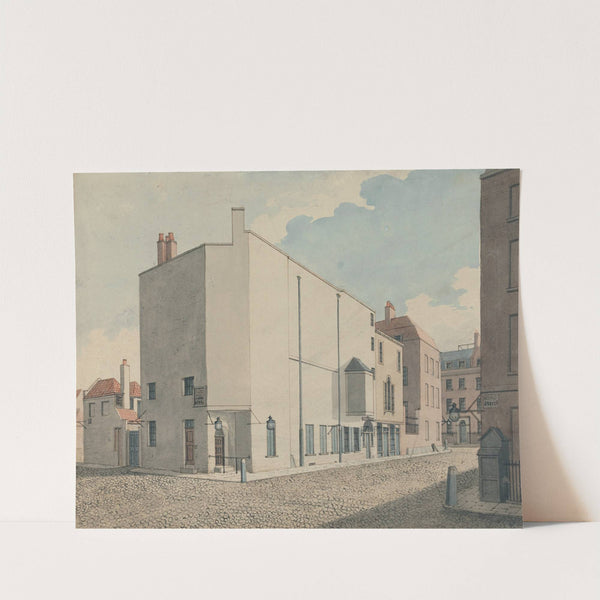 Argyll Concert Rooms, Regent Street, London: Perspective by John Nash