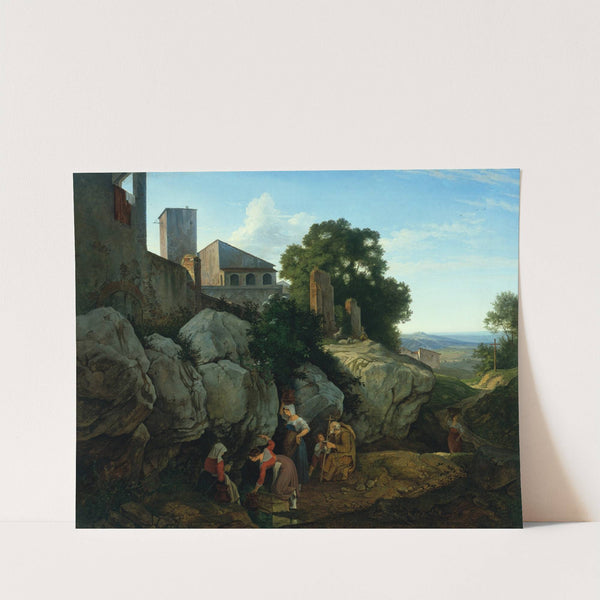 Ariccia (Morning) by Adrian Ludwig Richter