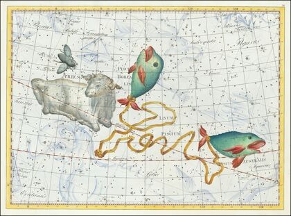 Aris, Piscis Borealis, Piscis Australis, Linum Piscium (1801)