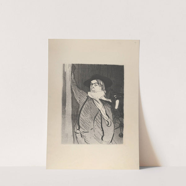 Aristide Bruant (1893) by Henri de Toulouse-Lautrec