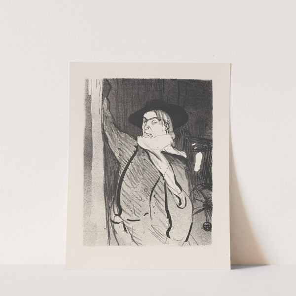 Aristide Bruant (1893) by Henri de Toulouse-Lautrec