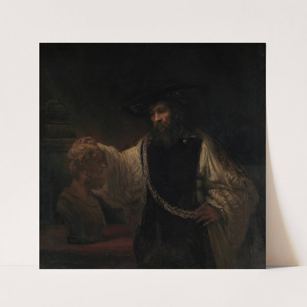 Aristotle with a Bust of Homer (1653) by Rembrandt van Rijn