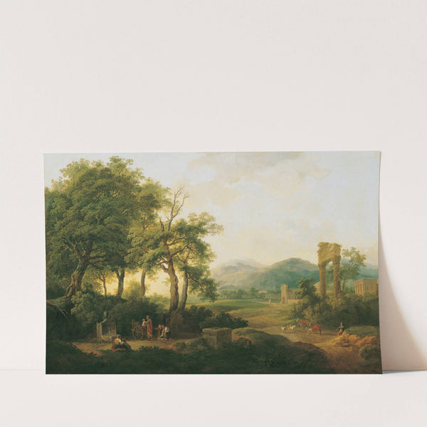 Arkadische Landschaft by Carl Philipp Schallhas