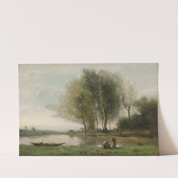 Arleux-du-Nord—le bord des clairs (1871) by Jean-Baptiste-Camille Corot