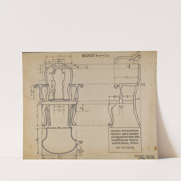 Arm Chair by Alfred Nason