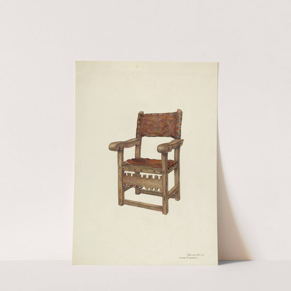 Arm Chair (Ecclesiastical) (1937-1940) by Gerald Transpota