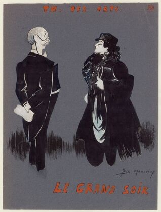 Armand Bour et Véra Sergine dans ‘Le grand soir’ de Léopold Kampf (1907)