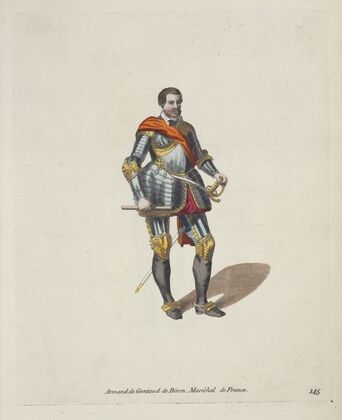 Armand de Gontaude de Biron, marshal of France. Armand de Gontaud de Biron, maréchal de France. (1757-1772)