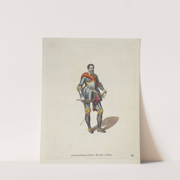 Armand de Gontaude de Biron, marshal of France. Armand de Gontaud de Biron, maréchal de France. (1757-1772) by Charles Grignion