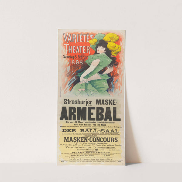 Armebal. Varietes Theater, 5. Februar 1898 (1898) by Charles Greiner