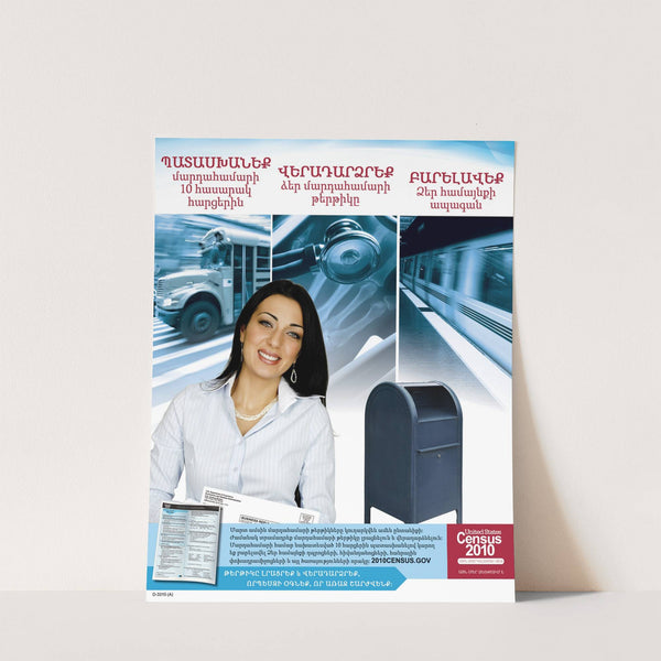 Armenian Action Poster (2010) by Bureau of the Census