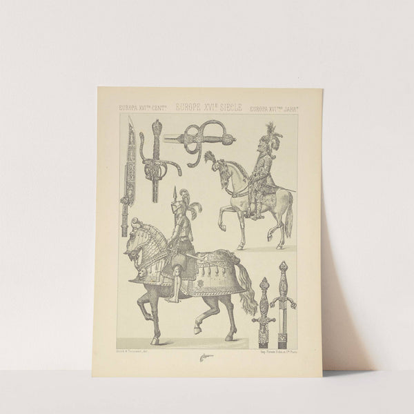 Armes offensives et defensives (1876-1888) by Auguste Racinet