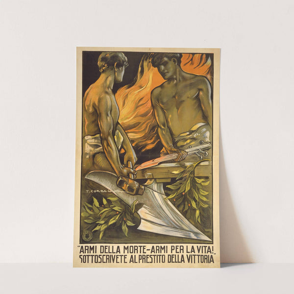 Armi della morte - armi per la vita! Sottoscrivete al prestito della vittoria by T. Curbella