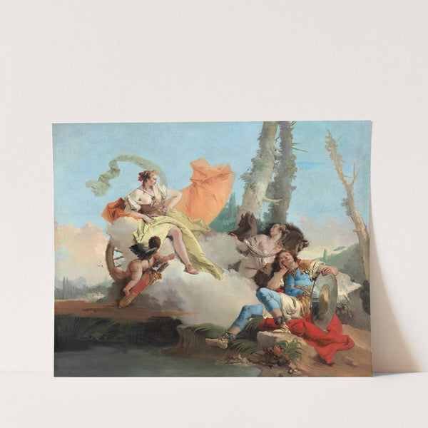Armida Encounters The Sleeping Rinaldo (1742) by Giovanni Battista Tiepolo