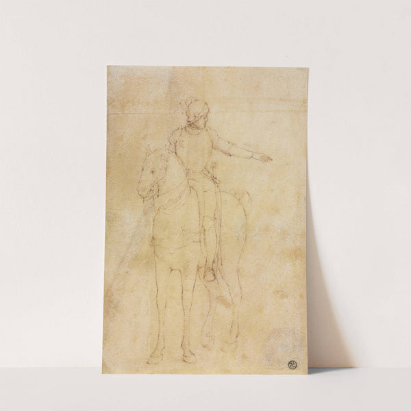 Armored Figure on Horseback by Vittore Carpaccio