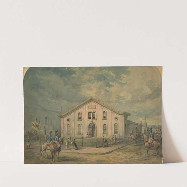 Armory of First City Troop – escorted Washington and every president since (1863) by James Fuller Queen