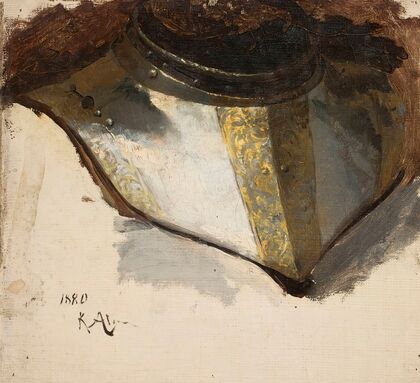 Armour bevor of Late Renaissance, study