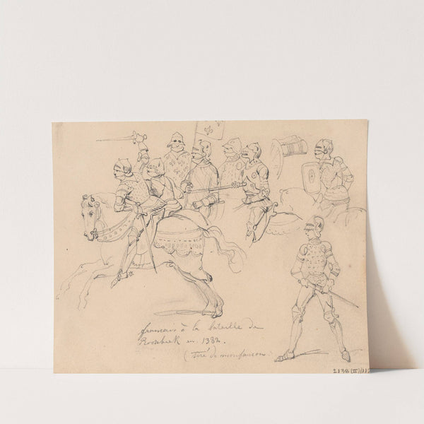 Armoured Rider on Horseback by Nicaise De Keyser