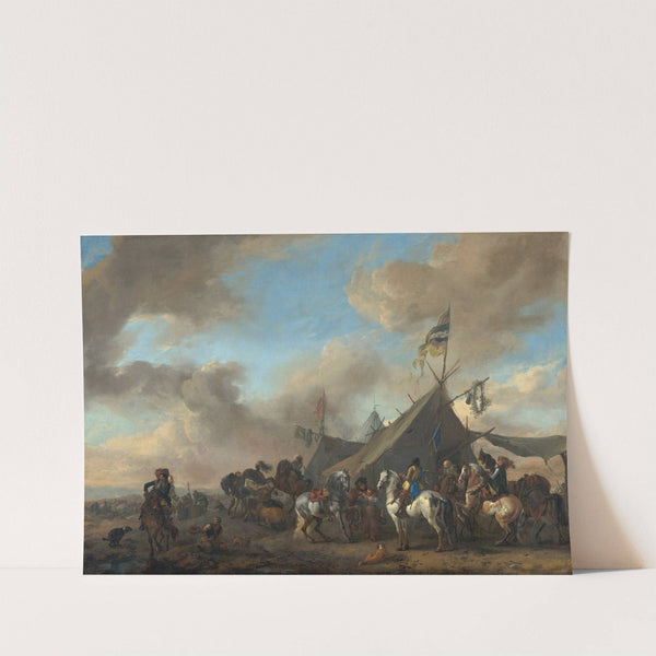 Army Camp by Philips Wouwerman