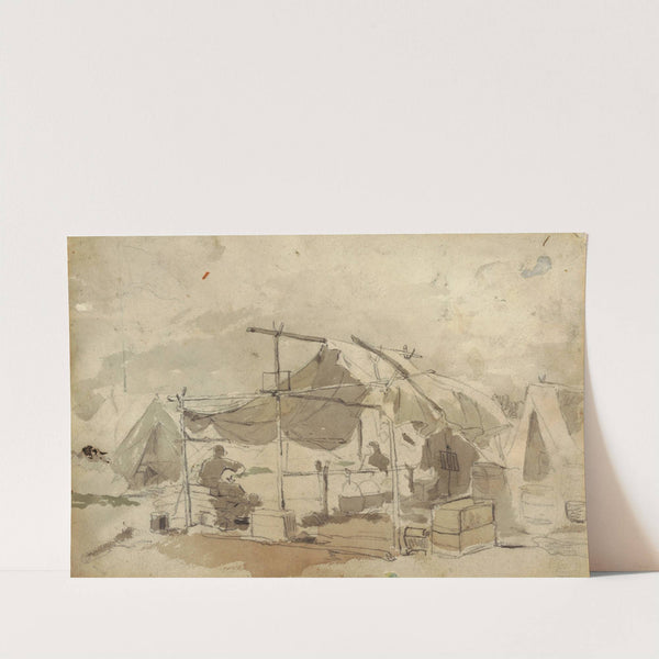 Army Cook's Tent by Winslow Homer