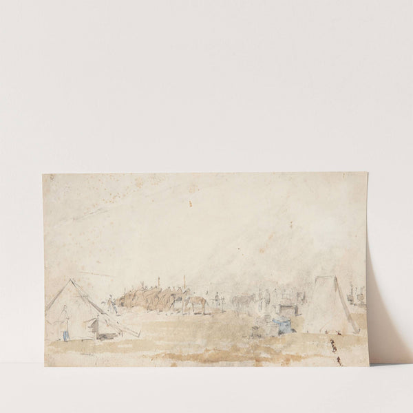 Army Encampment (1862) by Winslow Homer