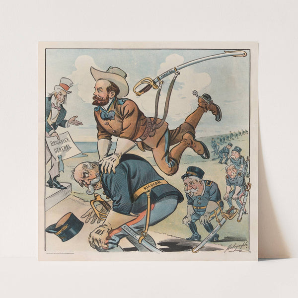 Misery loves company; – but they hope soon to be out of it (1901) by Louis Dalrymple