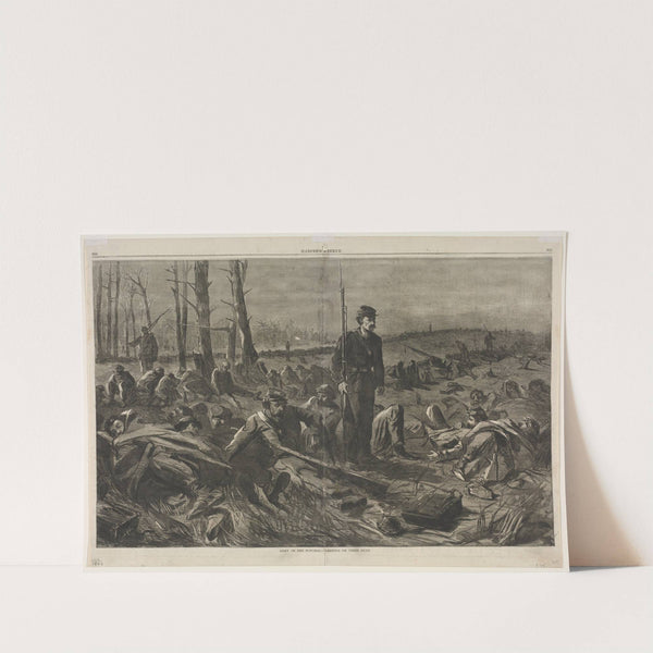 Army of othe Potomac – Sleeping on Their Arms (1864) by Winslow Homer