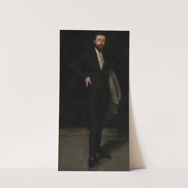 Arrangement in Black; Portrait of F. R. Leyland (1870-1873) by James Abbott McNeill Whistler