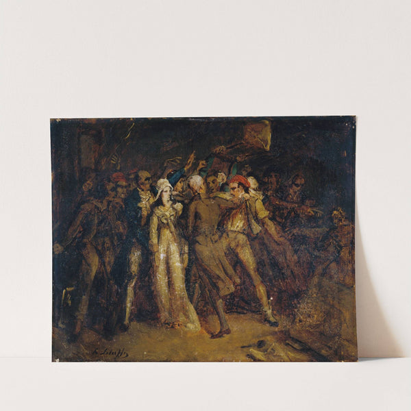 Arrestation de Charlotte Corday by Hendrik Scheffer