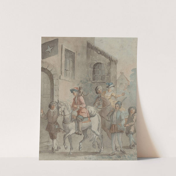 Arrival At An Inn by Anonymous