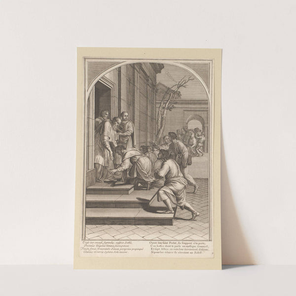 Arrival of Saint Bruno and his followers in Grenoble (1623-1676) by François Chauveau