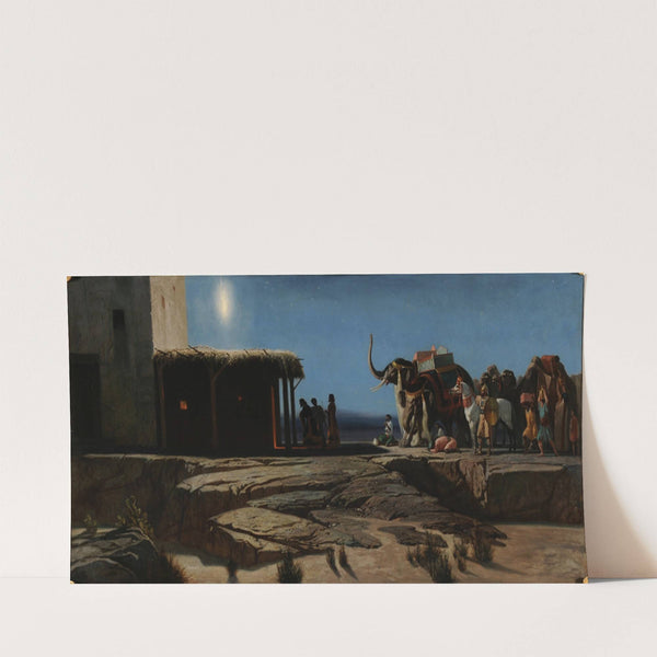 Arrivée des mages à Béthléem (1864) by Octave Penguilly-L'''haridon