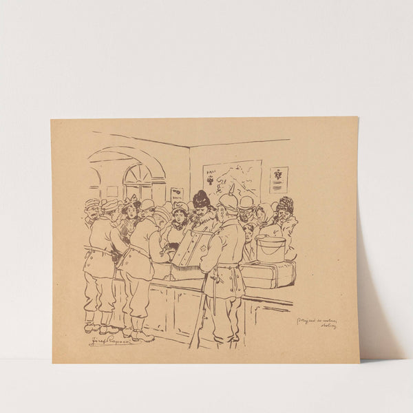 Arriving at the Free Capital (1915-1918) by Józef Rapacki