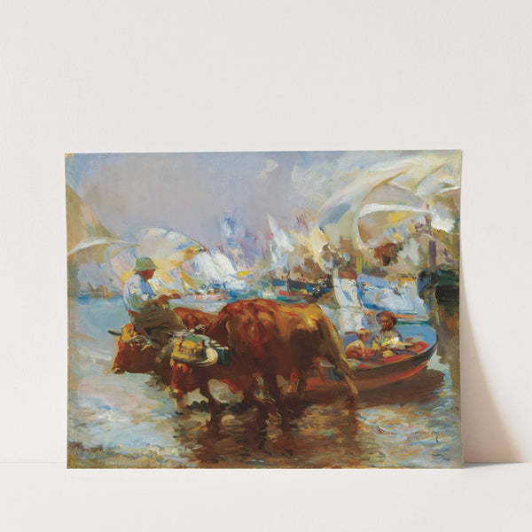 Arriving from the Catch by José Navarro y Llorens