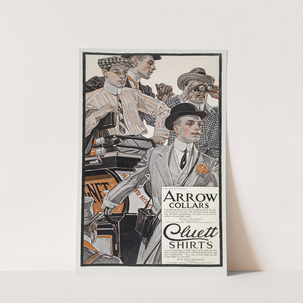 Arrow collars. Cluett shirts (1910) by Joseph Christian Leyendecker