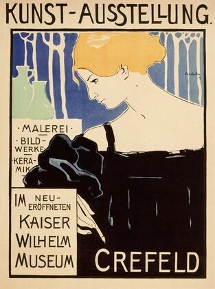 Art Exhibition in the Recently Opened Kaiser Wilhelm Museum in Krefeld — size preview