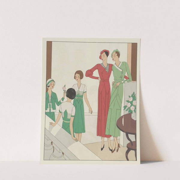 Art - Goût - Beauté, Feuillets de l' élégance féminine, Juin 1932, No. 142, 12e Année, p. 23 by H. Rouit