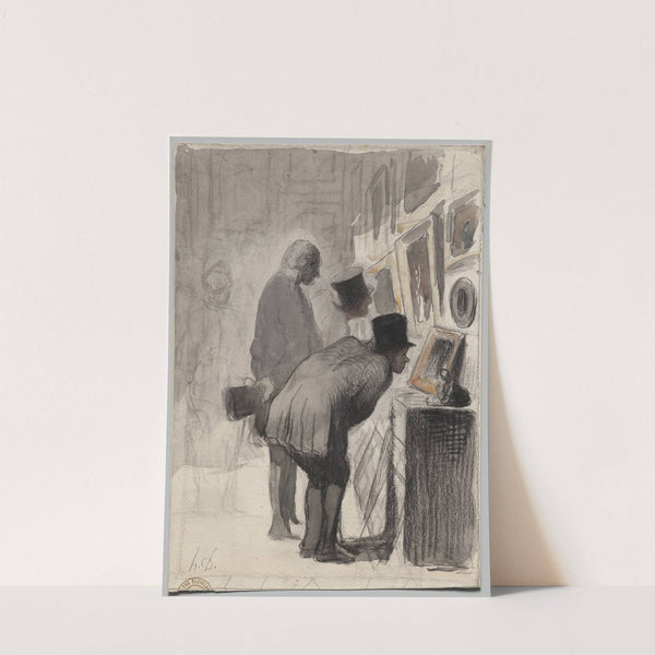 Art Lovers (c. 1863) by Honoré Daumier