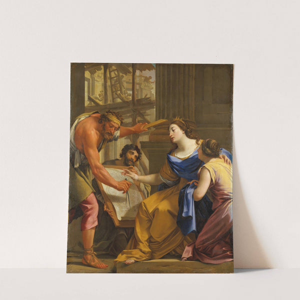 Artemisia Building the Mausolaeum by Simon Vouet