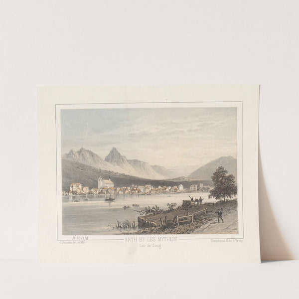 Arth et les Mythen Lac de Zoug by Jean Jacottet