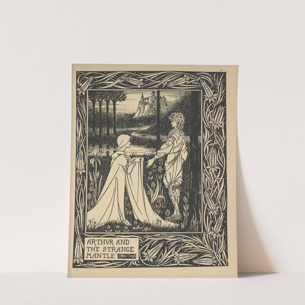 Arthur and the strange mantle (1893-1894) by Aubrey Vincent Beardsley