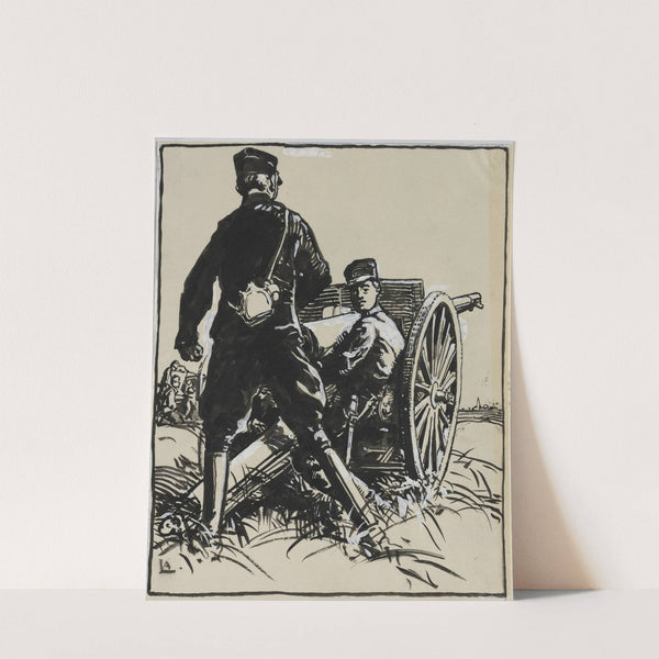 Artillelurs belges (1914) by Auguste Louis Lepère